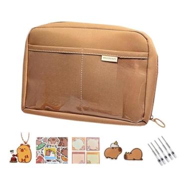 Imagem de Ioensy Estojo para Lápis Caixa de Lápis Recipiente Bolsa de Armazenamento Criativa Bolsa para Caneta Portátil Bolsa de Papelaria para Adolescentes, Style F