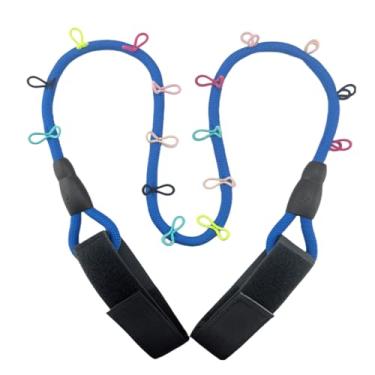 Imagem de Suporte de pato para jipe, suporte de patos de borracha para Jeep Wrangler YJ TJ JK JL e Gladiator JT, comporta 32 patos de borracha, suporte de pato paracord azul