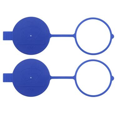 Imagem de The Lord of the Tools 2 peças de tampa de reservatório de fluido para lavadora de para-brisas compatível com Sprinter 2006-2018 A9068690072 tampa de garrafa de 73,5 mm de diâmetro interno