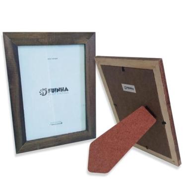 Imagem de Kit de 2 Porta Retrato com apoio Gravata e Vidro em vários tamanhos de