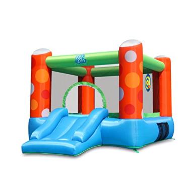 Imagem de Action air Casa De Salto, Casa De Salto Inflável Com Ventilador De Ar, Castelo Inflável Com Costura Durável E Extra Grossa, Casa De Salto De Quintal Familiar, Ótimo Presente Para Crianças