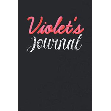 Imagem de Violet's Personalized Journal: Specialized Daily Journal for girls or women named Violet