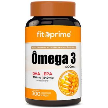 Imagem de Kit 3 Ômega 3 Óleo de Peixe Com Selo Meg-3 300 Cápsulas 1000mg Rico em