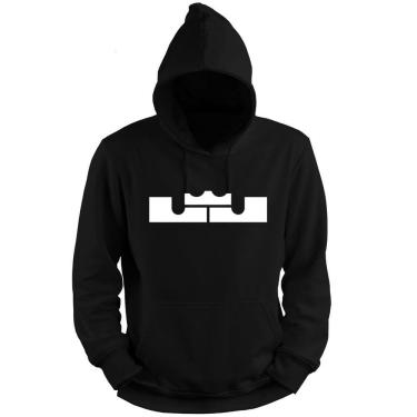 Imagem de Blusa Moletom Capuz Basquete Lebron James Logo Basketball