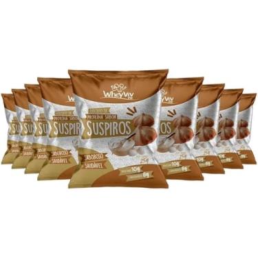 Imagem de Kit 10 Biscoito Wheyviv Fit C/Whey Protein - Escolha O Sabor (Suspiros)