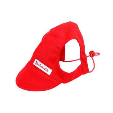 Imagem de Boné Esportivo para Cachorro e Gato Pet - Bichinho Chic, Vermelho, M
