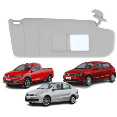Imagem de Quebra Sol Com Espelho Luz Gol Saveiro Voyage G5/G6 Direito