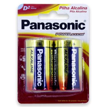 Imagem de 10 Pilhas D Grande LR20 Alcalina PANASONIC 5 Cartelas