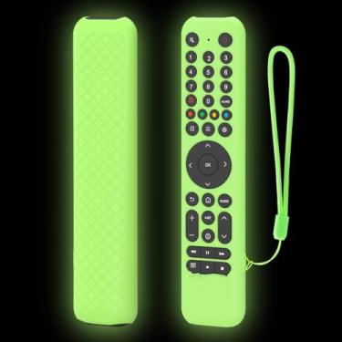 Imagem de Capa de controle remoto para TCL RC716/RC833 - Capa de silicone à prova de choque e à prova de poeira, película protetora de corpo inteiro para controles remotos TCL TV (aderência antiderrapante