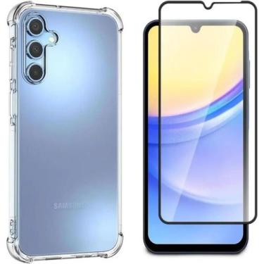 Imagem de Kit para Galaxy A16 Lte  Capa Silicone TPU + Película 3D de Vidro para