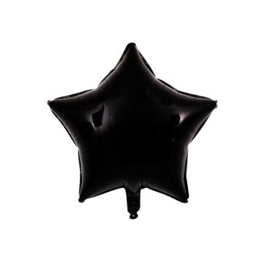 Imagem de Balão Metalizado Estrela - 18 Polegadas Cor Preto