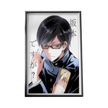 Imagem de Sakamoto Anime Poster Autoadesivo À Prova D'água Adesivo De Papel Para