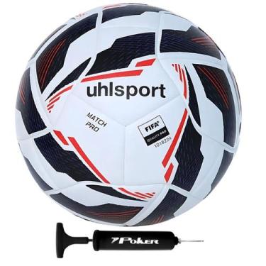 Imagem de Bola Futebol de Campo Uhlsport Match Pro Brasileirão +Bomba, Branco, P