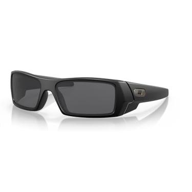 Imagem de Óculos de sol com armação preta fosca Oakley Gascan com lente cinza, Preto fosco, tamanho �nico