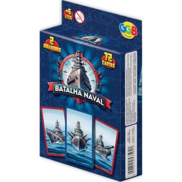 Imagem de Batalha Naval, GGB Plast, 72 Cartas
