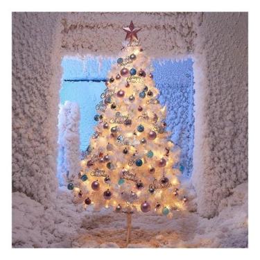 Imagem de Árvore De Natal Canadense Branco 2,10m Pinheiro 459 Galhos - TAIRA HOM