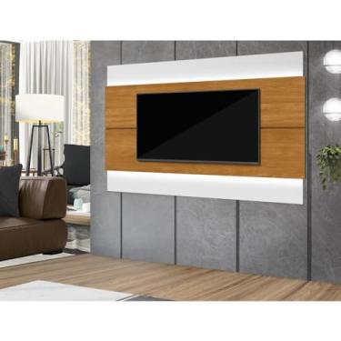 Imagem de Painel para Tv Berlim 160cm X 128 Cm Off White/nature