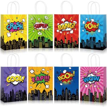 Imagem de Bolsas de lembrancinhas YIDAKO Hero, 24 unidades com 8 tipos diferente