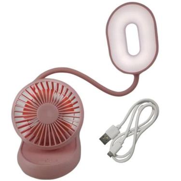 Imagem de Luminaria Ventilador Led Ajustavel 2 Em 1 Flexivel Abajur - AB MÍDIA