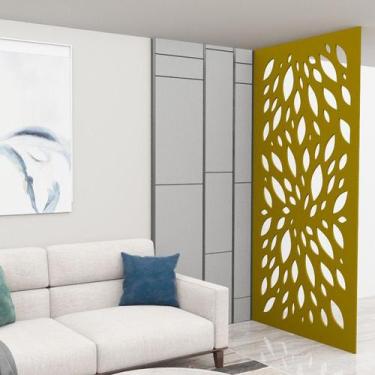 Imagem de Painel Vazado Divisória MDF Barcelona Crú - Decore Painéis e Divisória
