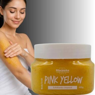 Imagem de Rhenuks Pink Yellow 300g  Esfoliante Corporal com Ação Suavizante e Il
