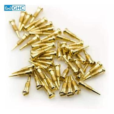 Imagem de 01 Cento Parafuso Guia Conserto Armação Óculos 1,2 1,4 Prata Dourado h