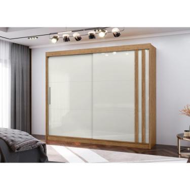 Imagem de Guarda-roupa Casal 2 Portas 4 Gavetas 100% Mdf Mx Móveis Seul