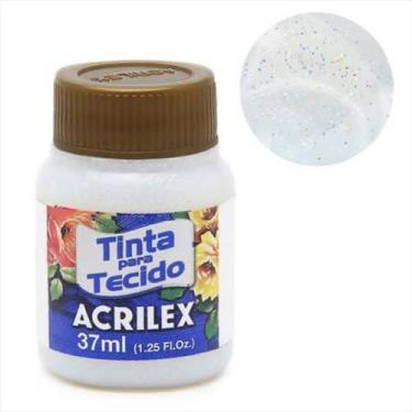 Imagem de Tinta de tecido Acrilex cristal glitter 209 37ml