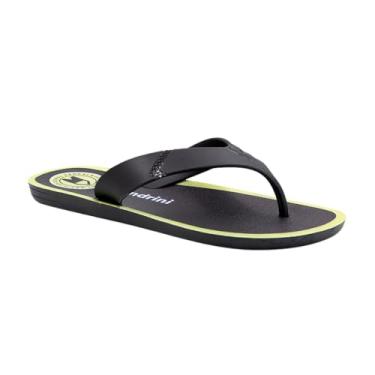 Imagem de Chinelo Wave Sandrini Masculino Confortável Antiderrapante (Preto, BR, Adulto, Numérico, 42)