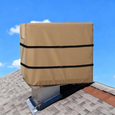 Imagem de Capa para resfriador de pântano, equipada com 2 alças de cobertura, resistente à prova d'água 600D capa de refrigerador evaporativo, capas à prova de intempéries. 101 cm L x 101 cm P x 109 cm A