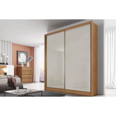 Imagem de Guarda Roupa Solteiro 2 Portas De Correr E 3 Gavetas Virtus/toledo Plus Cumaru/fendi 25 - Novo Horizonte