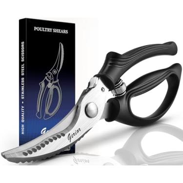 Imagem de Tesouras de aves resistentes – Tesoura de cozinha para cortar frango, aves, caça, carne – cortar legumes – com mola