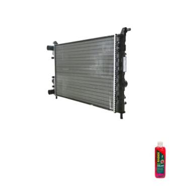 Imagem de Kit Radiador Uno 1.0 Fire Flex 01/08 C/Ar + Aditivo Radiador Radiex R1952 Rosa