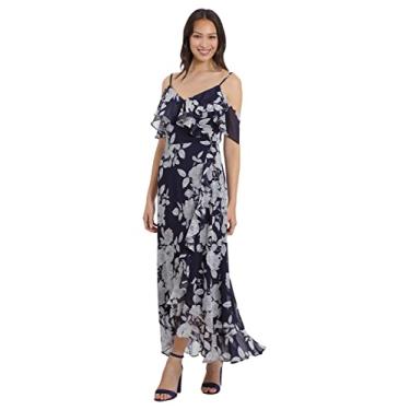 Imagem de London Times Kourtney Maxi, Azul marinho catamarã/branco macio, 38