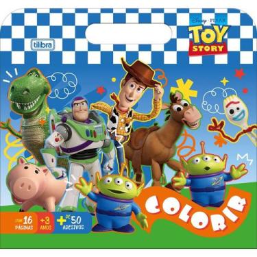 Imagem de Álbum de colorir Maleta Toy Story 8 Folhas - Tilibra, Único