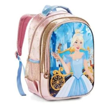 Imagem de Mochila Costas Escolar Infantil Menina Creche Princesa DL1454-Feminino