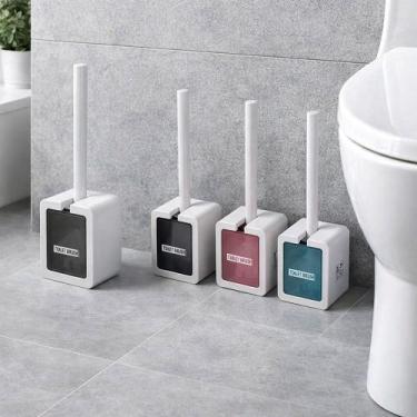 Imagem de Escova Sanitária de Plástico com Suporte Sortida Acessório para Banhei