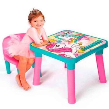 Imagem de Mesa Infantil Criativa Para Menina - GBG STORE