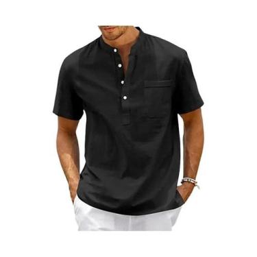 Imagem de Camisa Polo Masculina Slim Fit - Respirável, Manga Curta e Casual, BR-