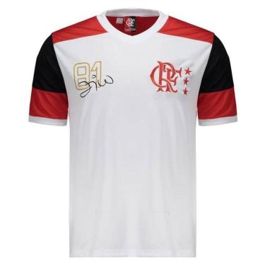 Imagem de Camisa Braziline Flamengo Zico Retro-Masculino