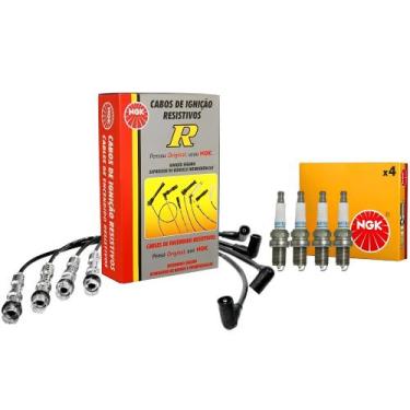 Imagem de Jogo Cabo e Vela Gol Voyage Saveiro 1.0 1.6 g3 g4 g5 Ea111 - KIT