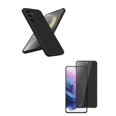 Imagem de Capinha Case + Película 3D Vidro Privacidade Samsung Galaxy S25 FE 5G 