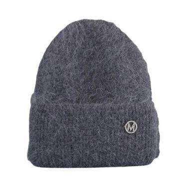 Imagem de Gorro Feminino De Inverno Em Pele De Coelho Genuína, Quente E Moderno,