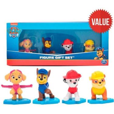 Imagem de Boneco e Personagem Patrulha Canina com 4 Figuras - Licenciado Oficial