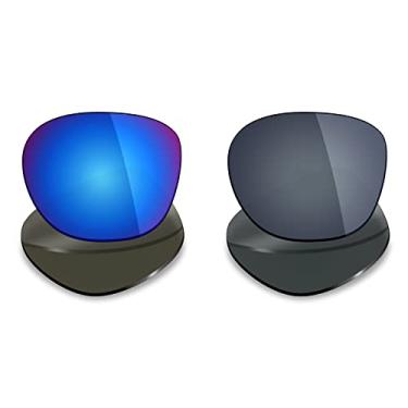 Imagem de 2 pares de lentes polarizadas de substituição da Mryok para óculos de sol Oakley Latch – Opções