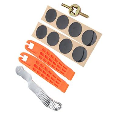 Imagem de 01 02 015 Kit de remendo de tubo interno de bicicleta, ferramentas de reparo de borracha, kit de reparo de pneu de bicicleta, kit de reparo de pneu de bicicleta, sem para ciclismo,