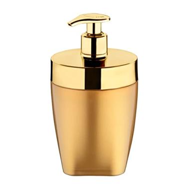 Imagem de Dispenser Porta Sabonete Líquido 400ml Saboneteira Pia Banheiro Dourado - 2702DD Future