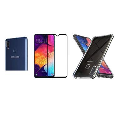 Imagem de Capa Antishock Reforçada Nas Bordas Samsung Galaxy A30S + Película De Gel Frontal + Película Da lente Câmera