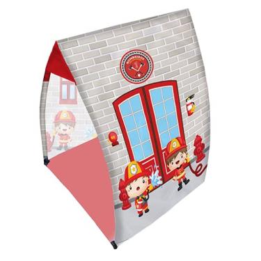 Imagem de Fabrincando Ideias Barraca Tenda Infantil Bombeiros