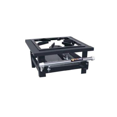 Imagem de Fogão Industrial Mesa 1 Boca Alta Pressão P7 - MetalFour